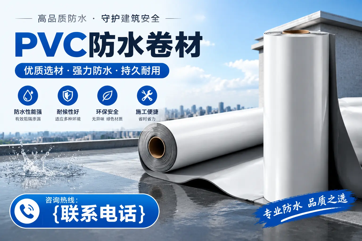PVC防水卷材的选购技巧与注意事项,助您在娄底找到合适产品